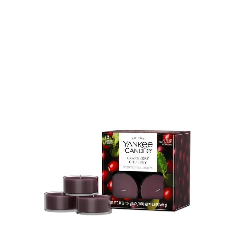 Cranberry Chutney Scented Tea Light Candles E2