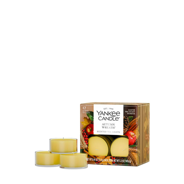 Autumn Wreath™ Scented Tea Light Candles A1