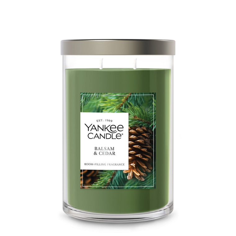 Balsam & Cedar Large Tumbler Candle U3