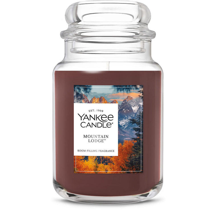 Mountain Lodge™ Original Large Jar Candle X3