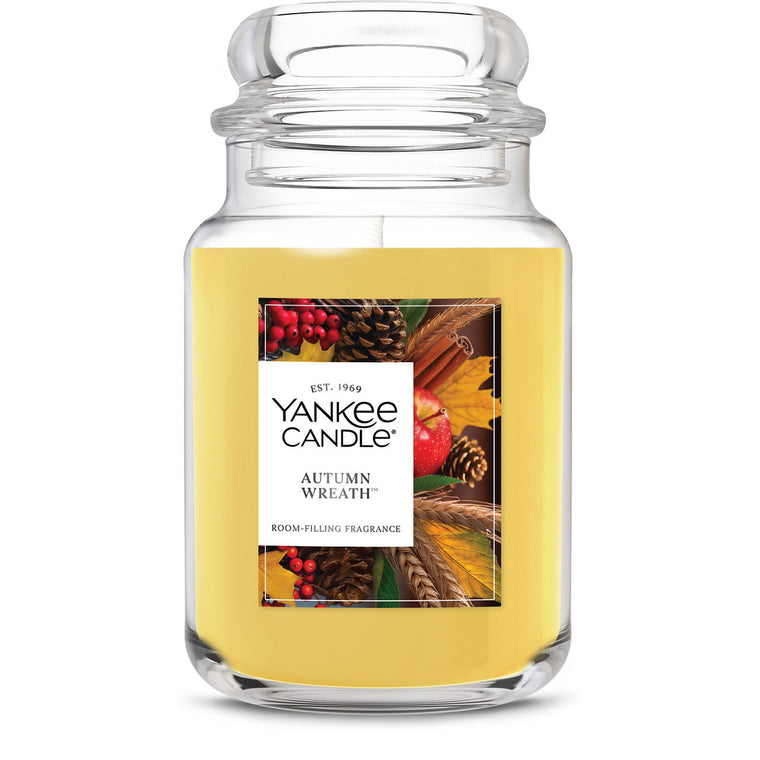 Autumn Wreath™ Original Large Jar Candle J8