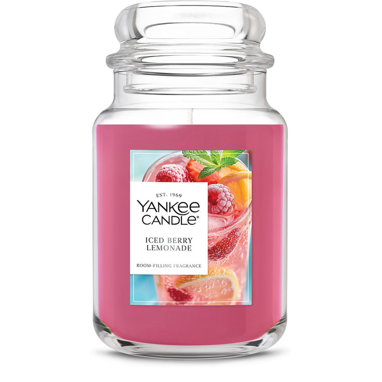 Iced Berry Lemonade Original Large Jar Candle L3