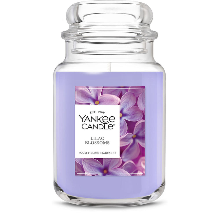 Lilac Blossoms Original Large Jar Candle X7