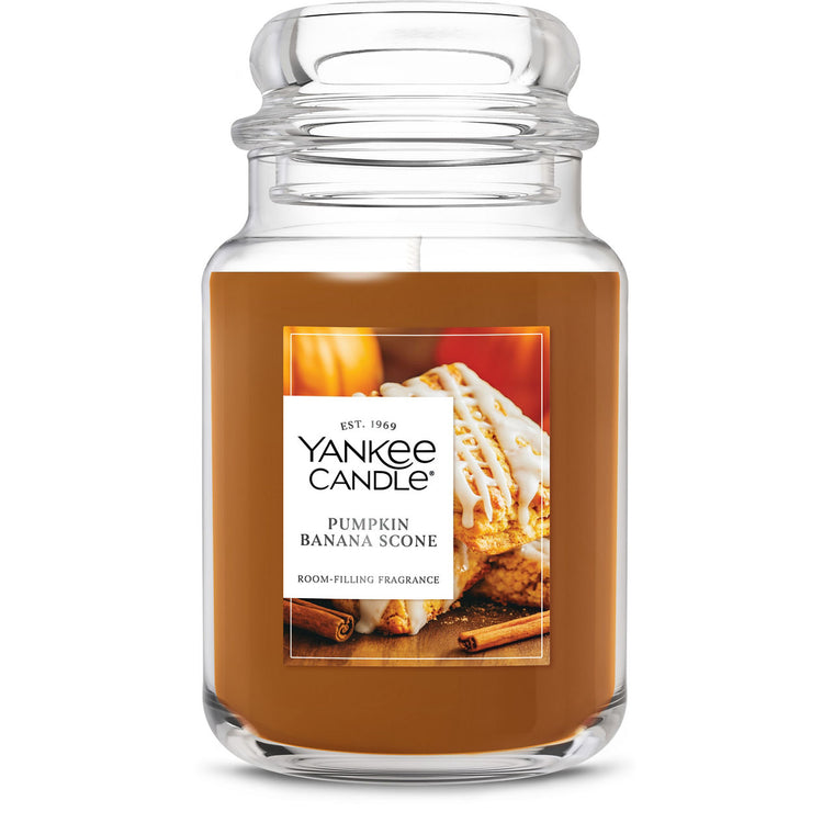 Pumpkin Banana Scone Original Large Jar Candle A7