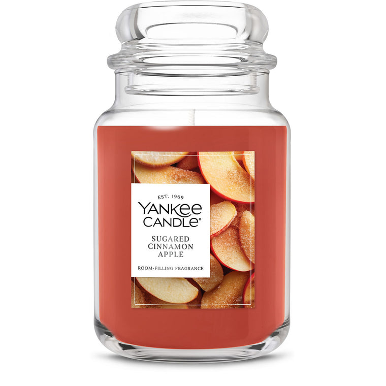 Sugared Cinnamon Apple Original Large Jar Candle V4