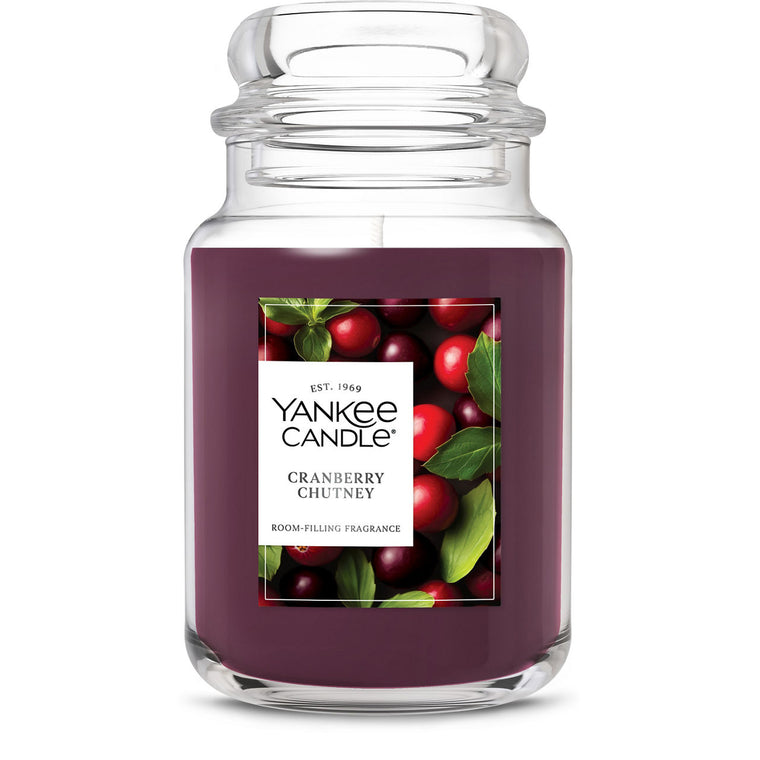 Cranberry Chutney Original Large Jar Candle M0
