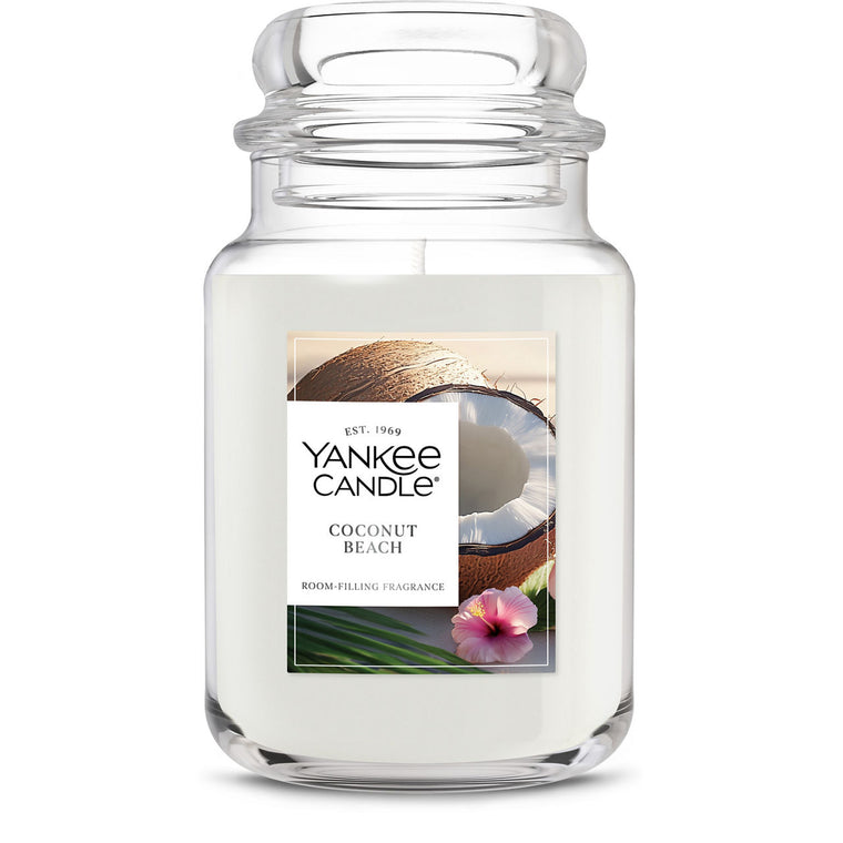 Coconut Beach Original Large Jar Candle F8