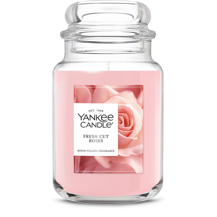 Fresh Cut Roses Original Large Jar Candle A3