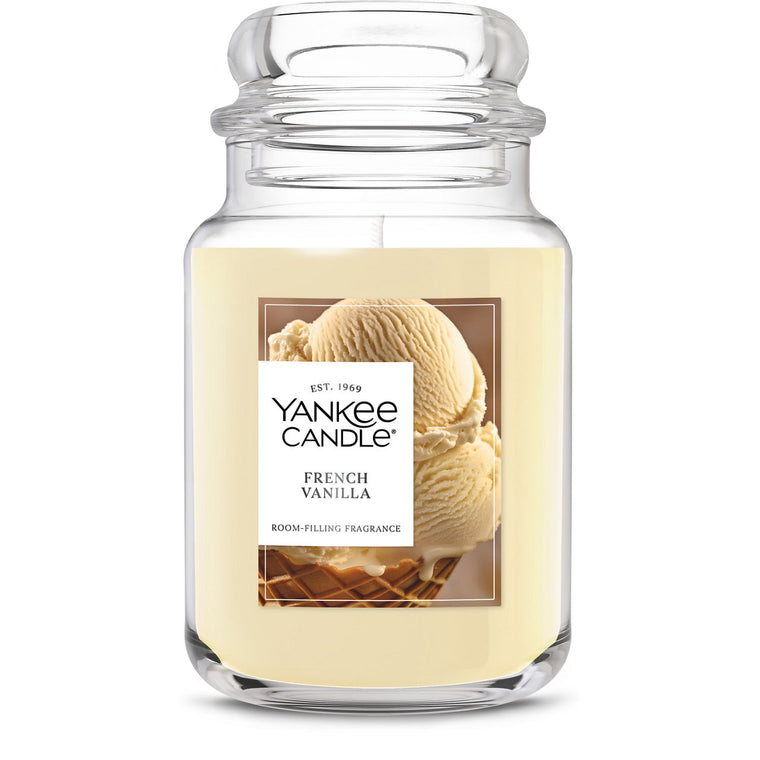 French Vanilla Original Large Jar Candle Q8