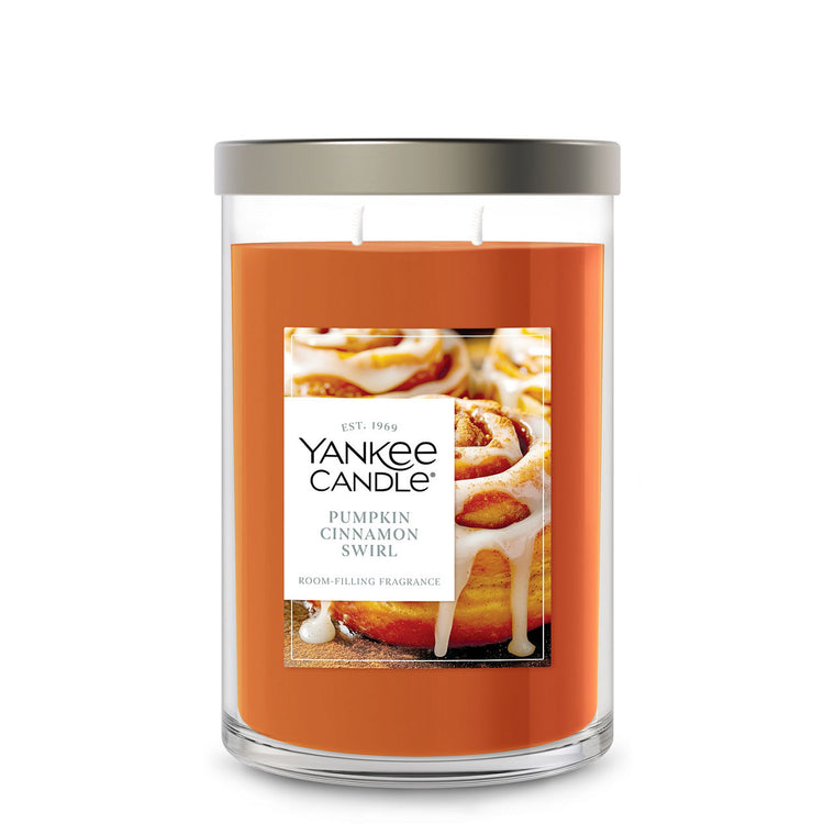 Pumpkin Cinnamon Swirl Large Tumbler Candle X9
