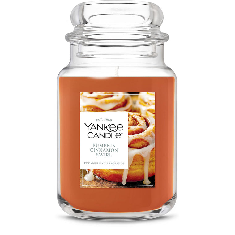 Pumpkin Cinnamon Swirl Original Large Jar Candle V7