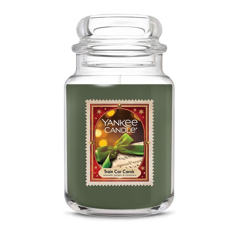 Train Car Carols Original Large Jar Candle Y4