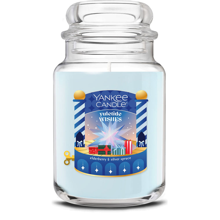Yuletide Wishes Original Large Jar Candle Q3