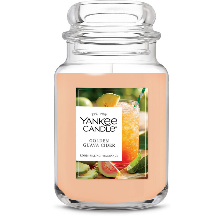 Golden Guava Cider Original Large Jar Candle R2