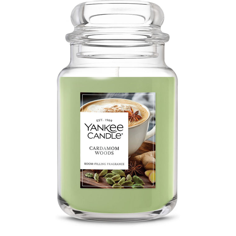 Cardamom Woods Original Large Jar Candle D3