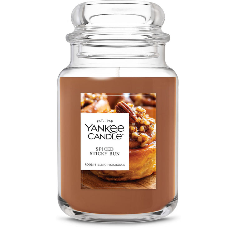 Spiced Sticky Bun Original Large Jar Candle M0