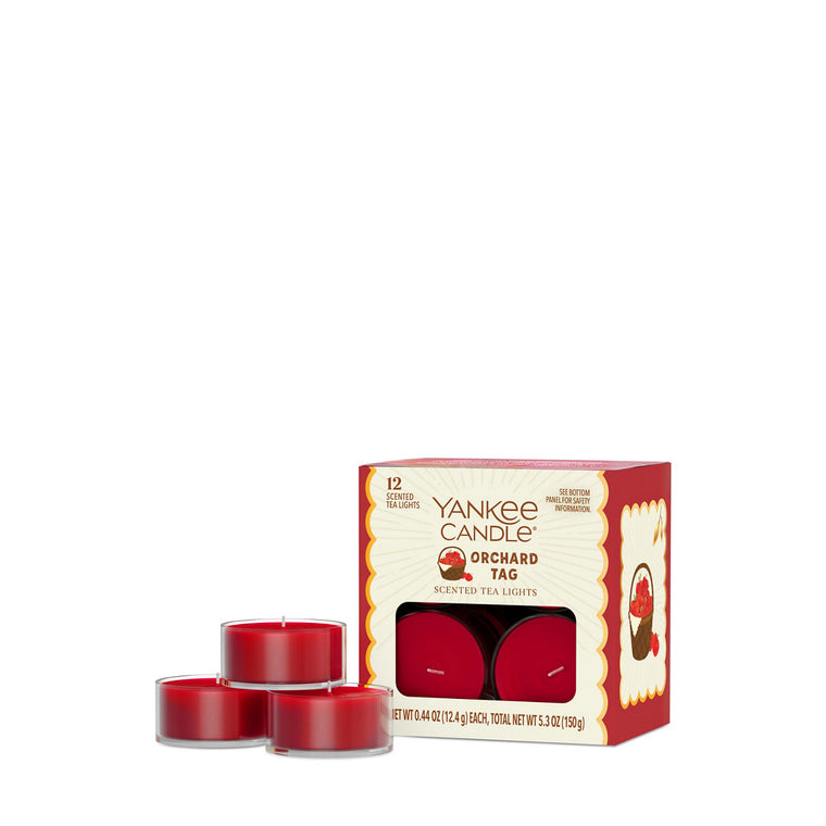 Orchard Tag Scented Tea Light Candles K4