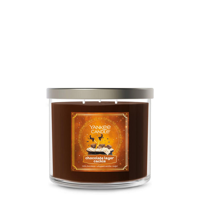 Chocolate Layer “Cackle” 3-Wick Candle O1