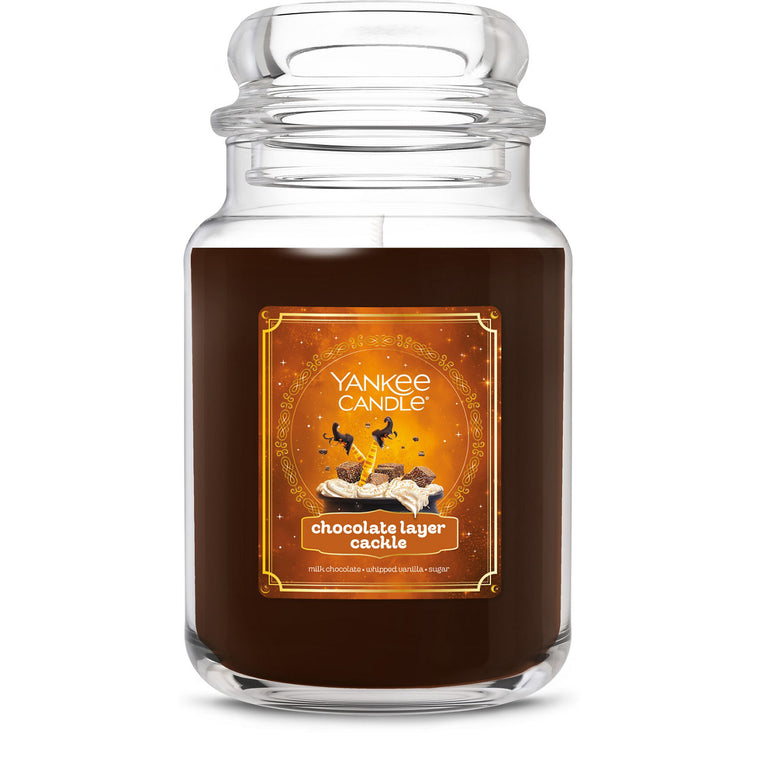 Chocolate Layer “Cackle” Original Large Jar Candle Y3