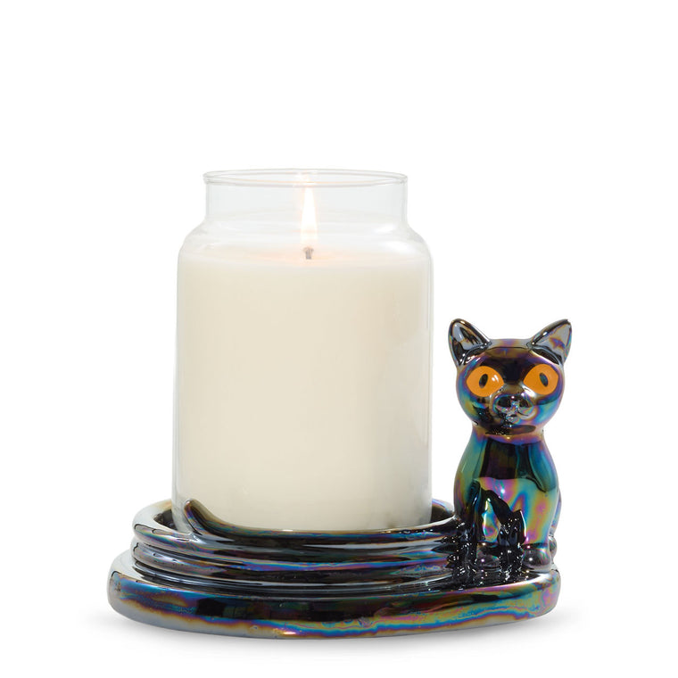 Twilight Whiskers Jar Candle Holder C7