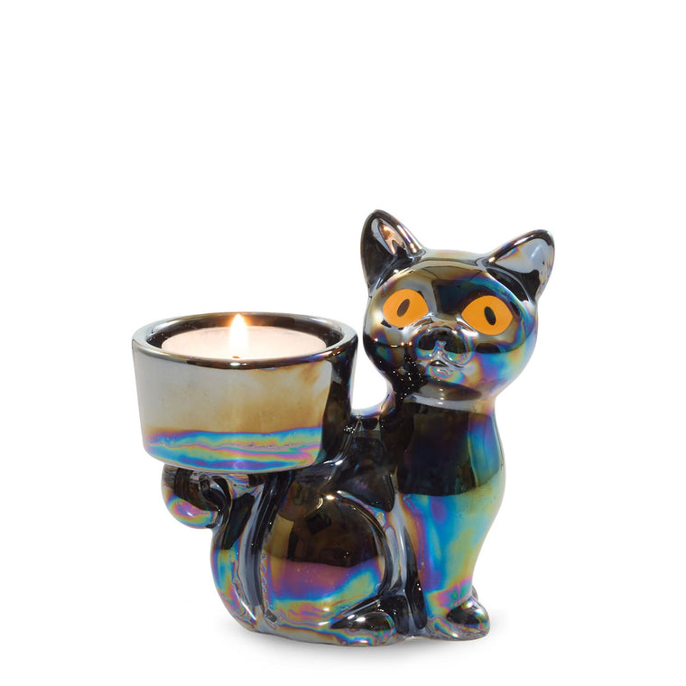 Twilight Whiskers Tea Light Candle Holder L5