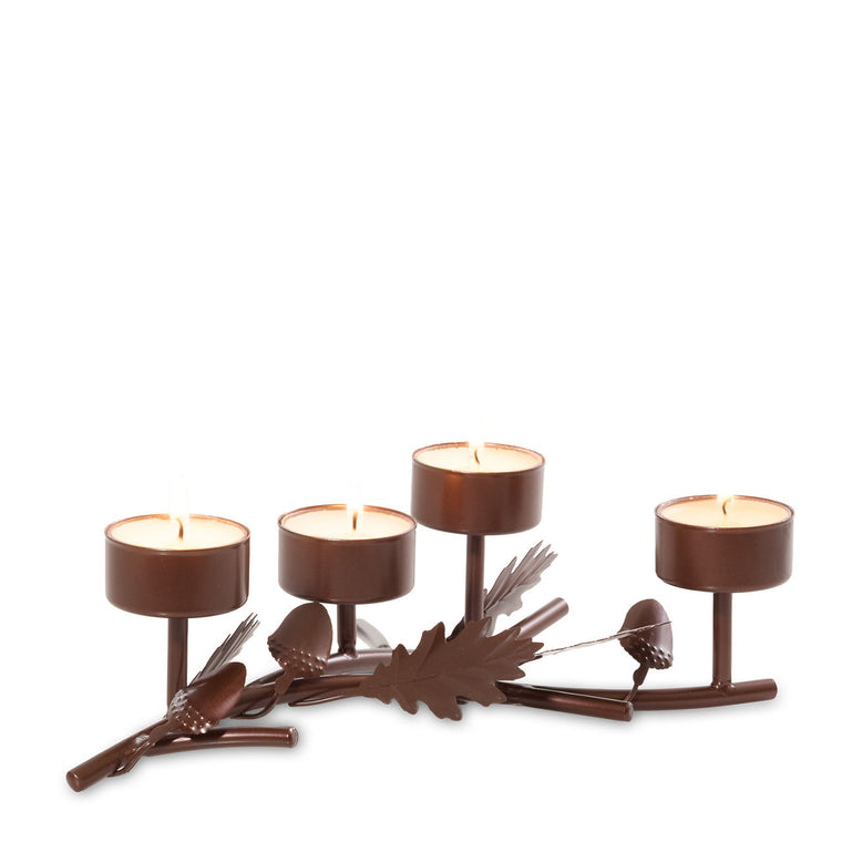 Acorn Branch Tea Light Candle Holder T2