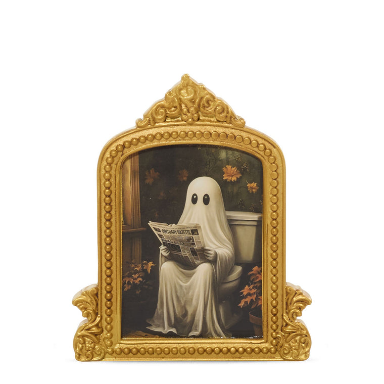 Reading Ghost Portrait Tea Light Candle Holder J2