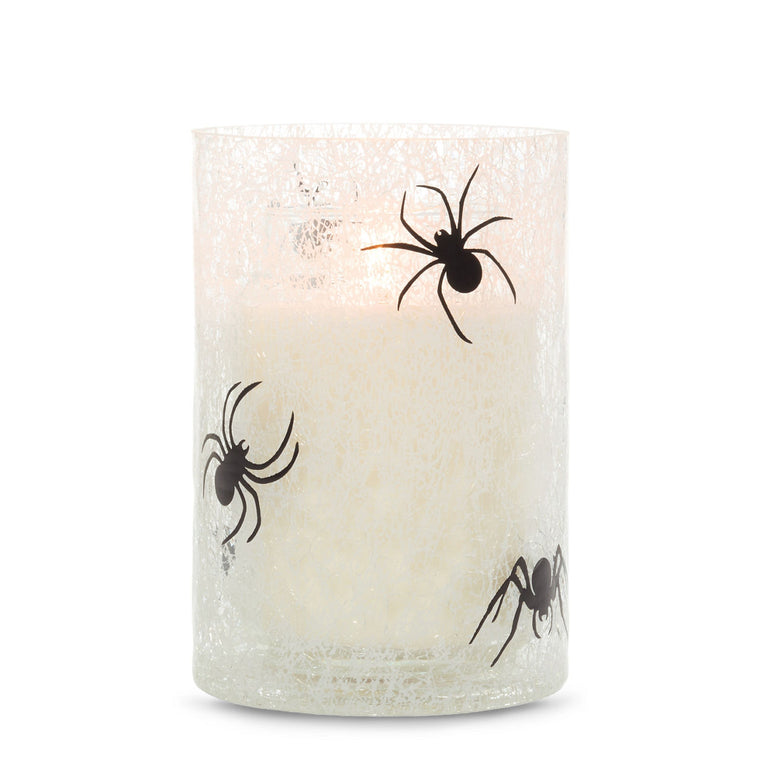Spider Web Jar Candle Holder X3