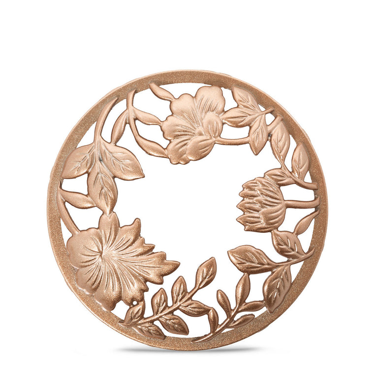 Floral Etch Illuma-Lid® Jar Candle Topper M9