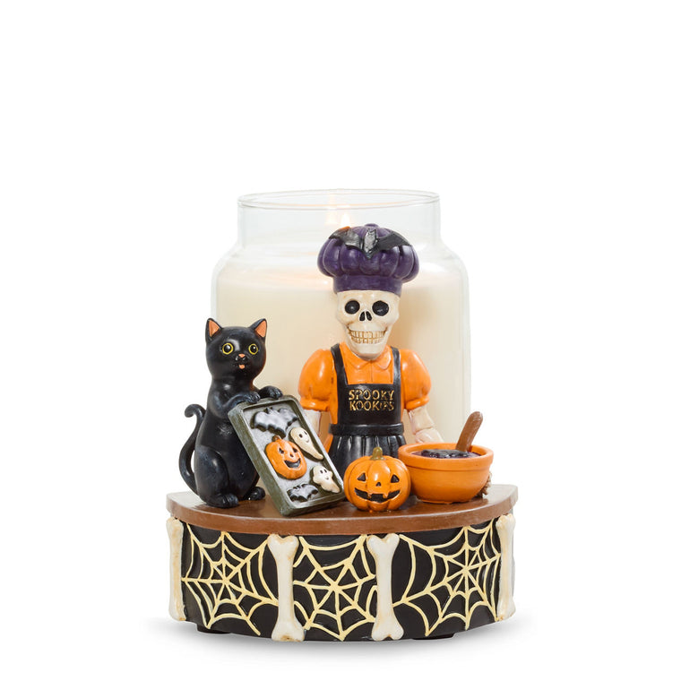 Bonebury Lane Spooky Kookies Jar Candle Holder H8