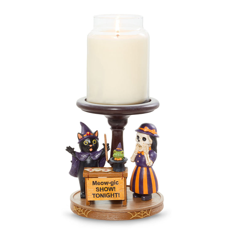 Bonebury Lane Meow-gic Show Candle Pedestal E3